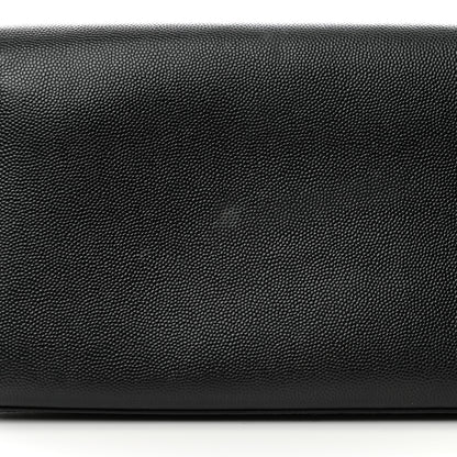 Saint Laurent Grain De Poudre Monogram Cassandre Clutch Black 8 of 12