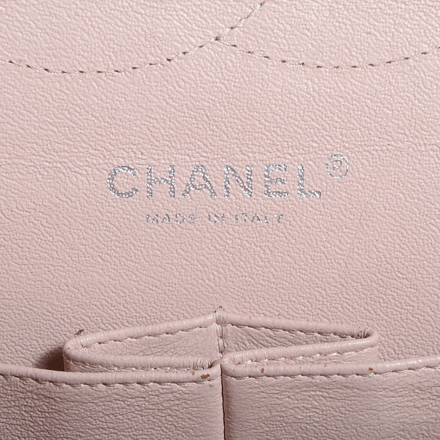 Patent Jumbo Double Flap Light Pink