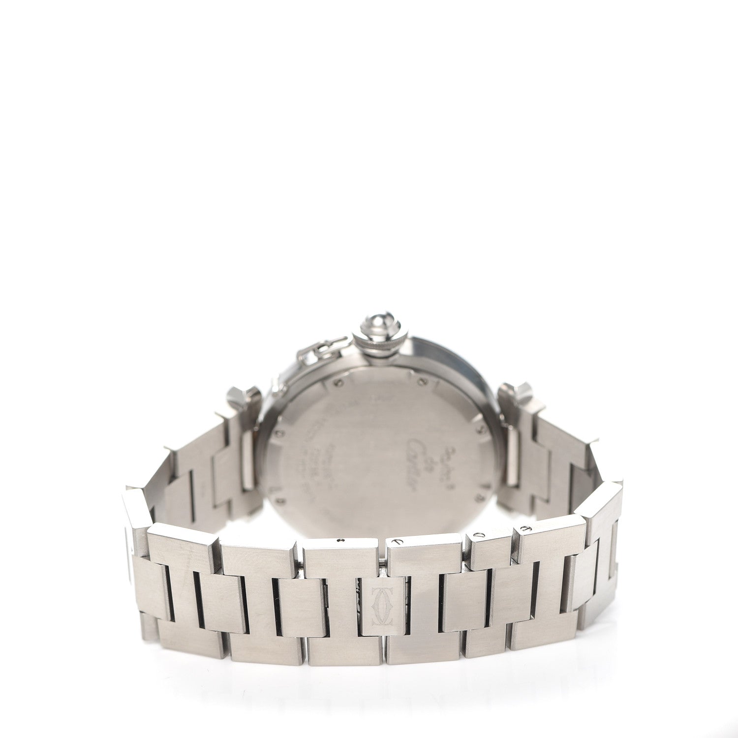 Cartier Stainless Steel 35mm Pasha C Big Date Automatic Watch Pink 3 of 5
