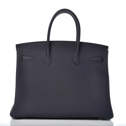 Hermes Togo Birkin 35 Bleu Nuit 4 of 31