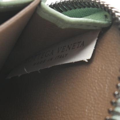 Bottega Veneta Nappa Intrecciato Zip Around Coin Purse Light Green 7 of 8