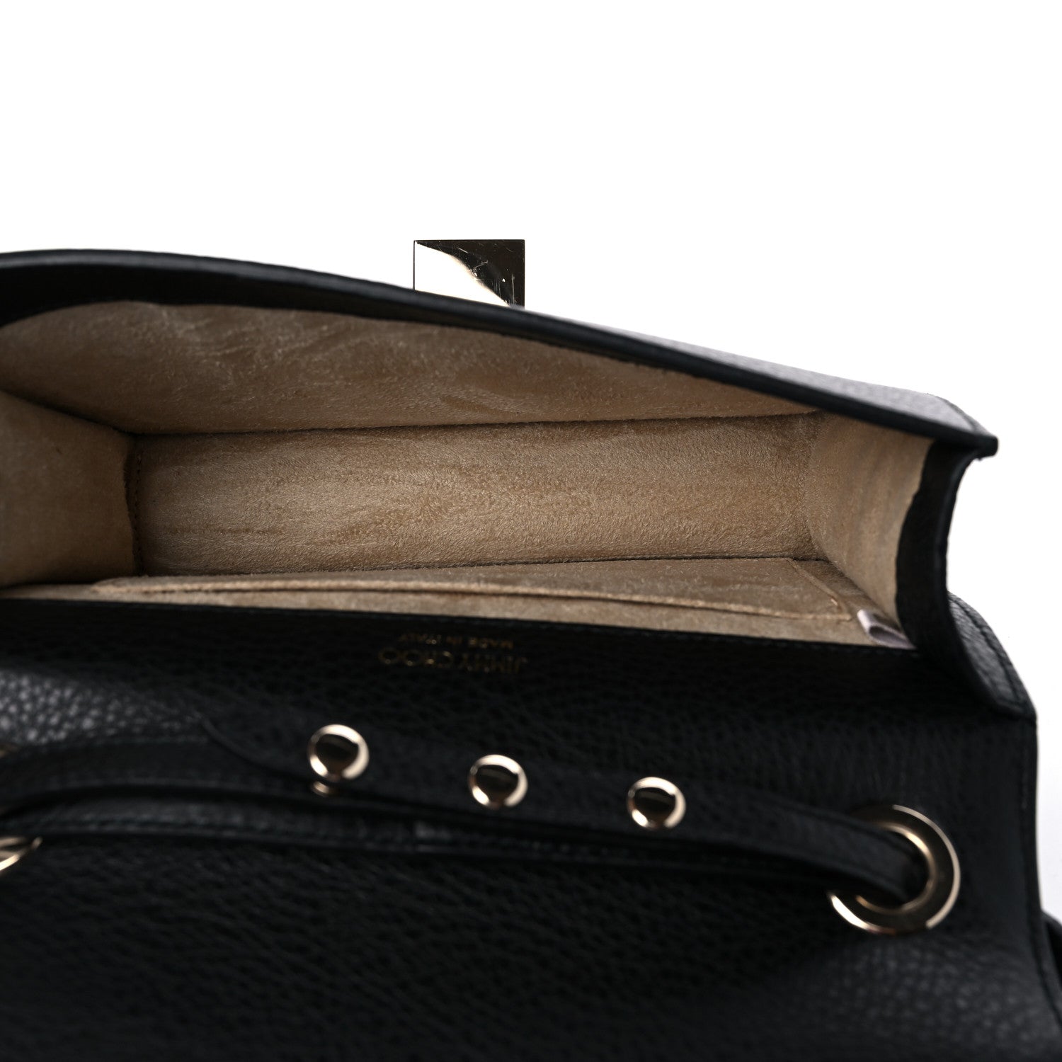 Jimmy Choo Grainy Pebbled Rebel Crossbody Bag Black 5 of 8