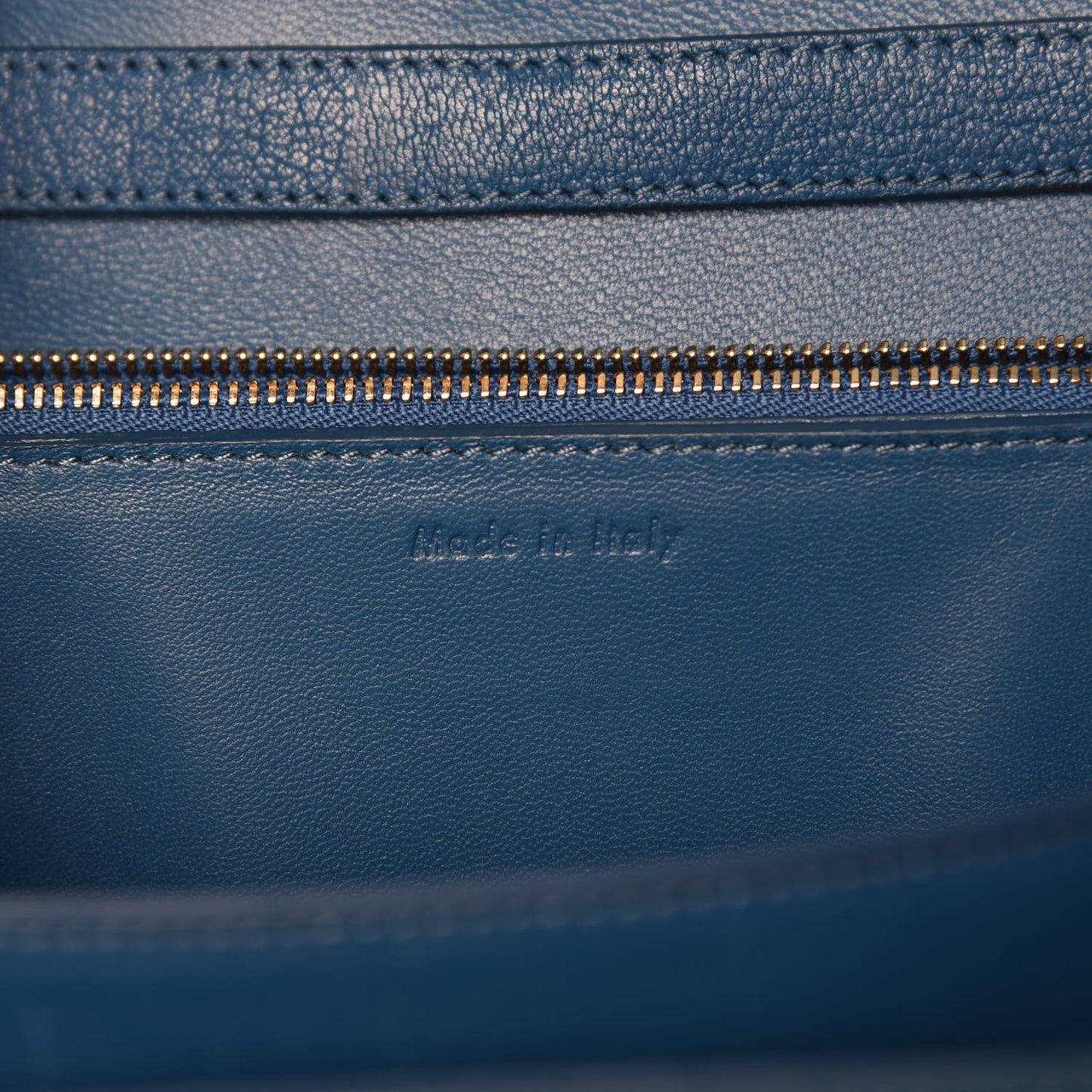 Goatskin Medium Classic Box Flap Bag Deepsea