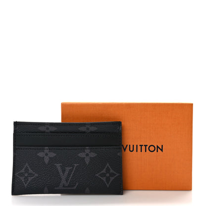 Louis Vuitton Monogram Eclipse Porte-Cartes Double Card Holder 8 of 8