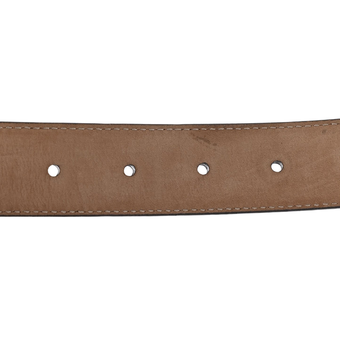 Calfskin Interlocking G Belt 120 48 Grey