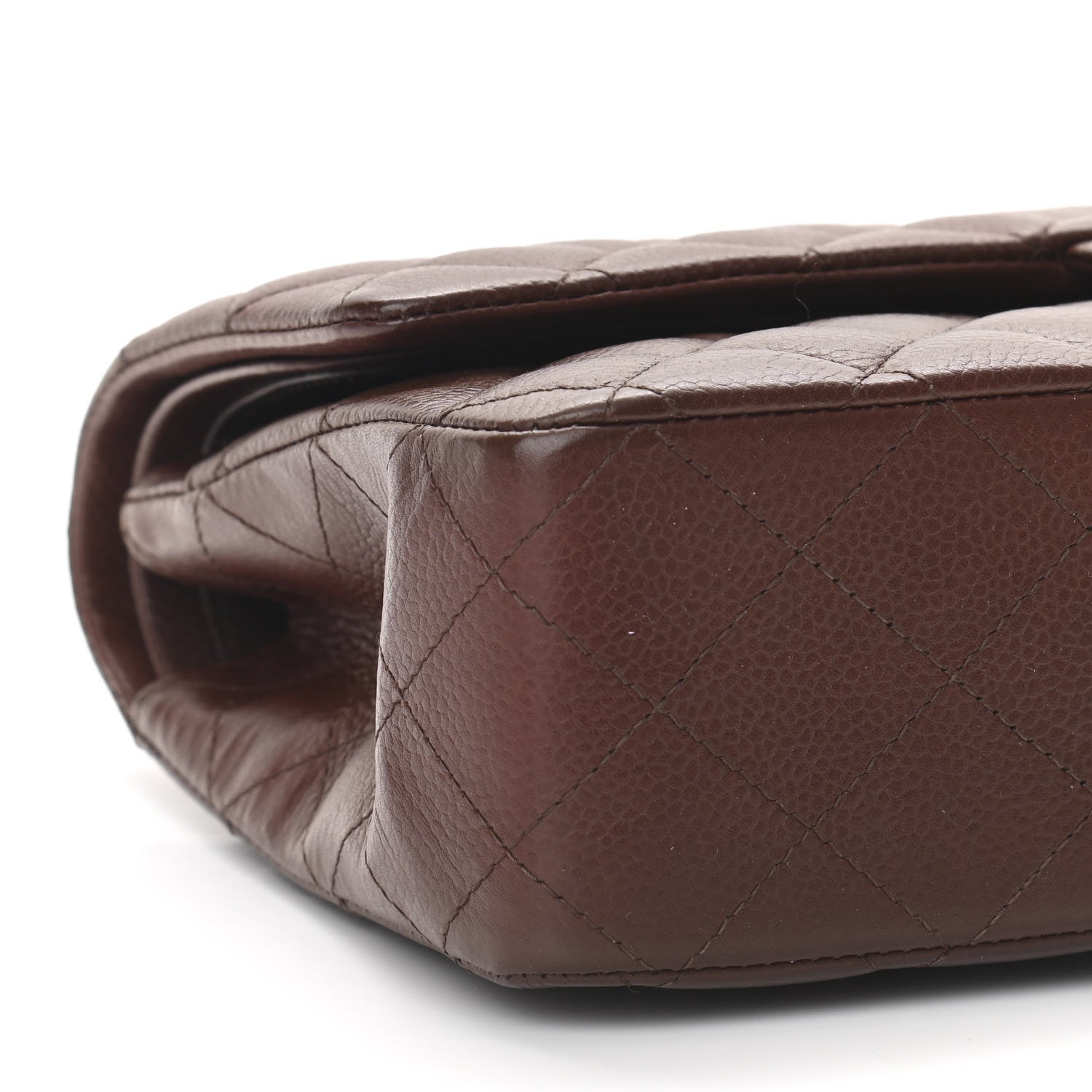 Chanel Caviar Quilted Medium Double Flap Burgundy 9 of 13