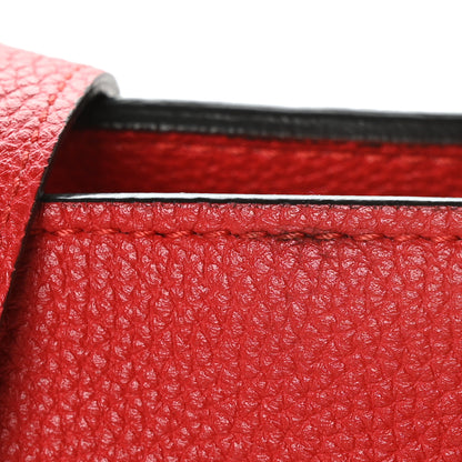 Gucci Textured Calfskin Large Bright Bit Tote Red 11 of 11