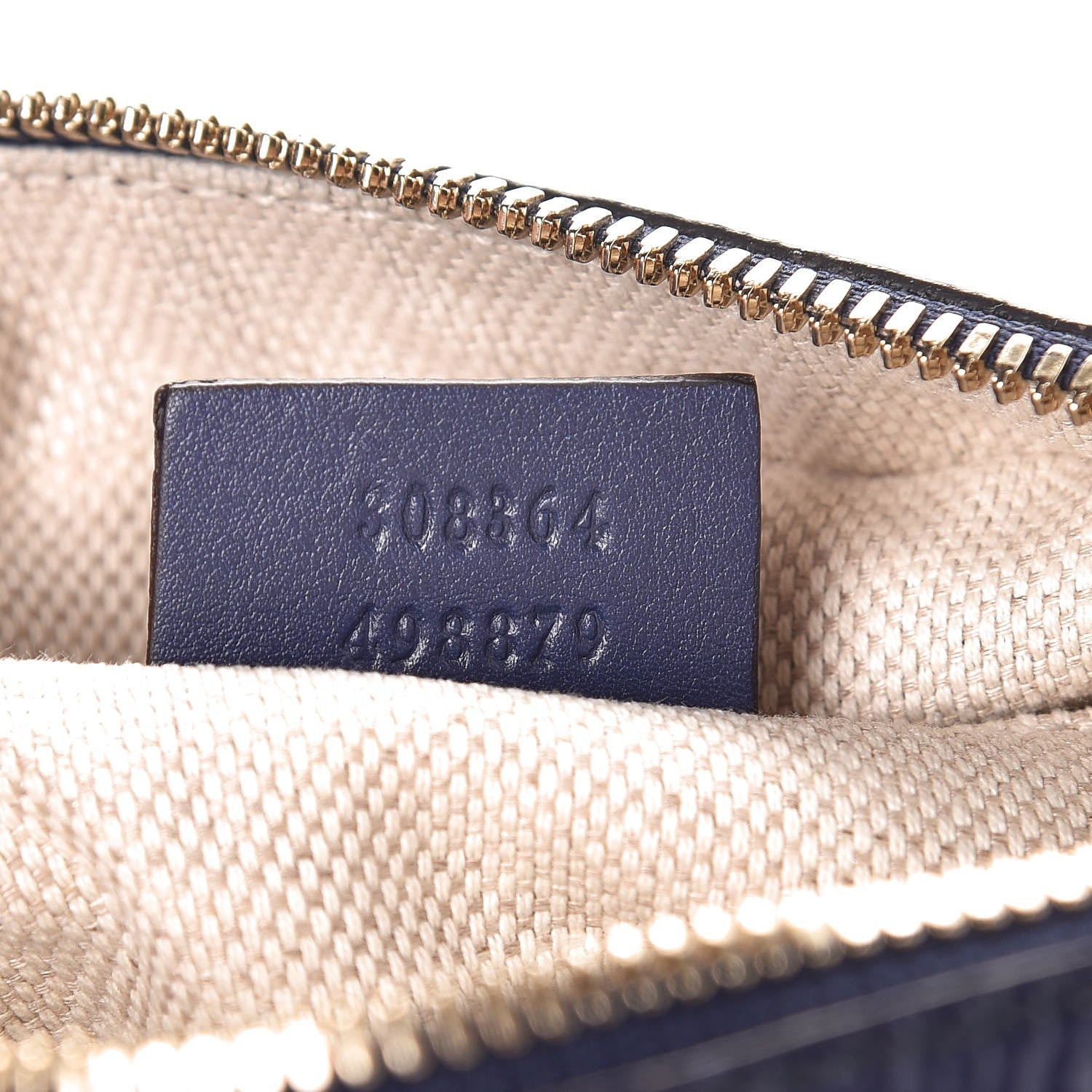 Gucci Vernice Naplack Small Soho Disco Bag Uniform Blue 7 of 7