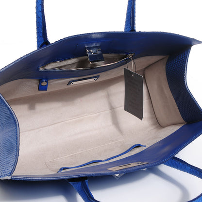 Jimmy Choo Matt Python Riley Tote Aegean 5 of 8