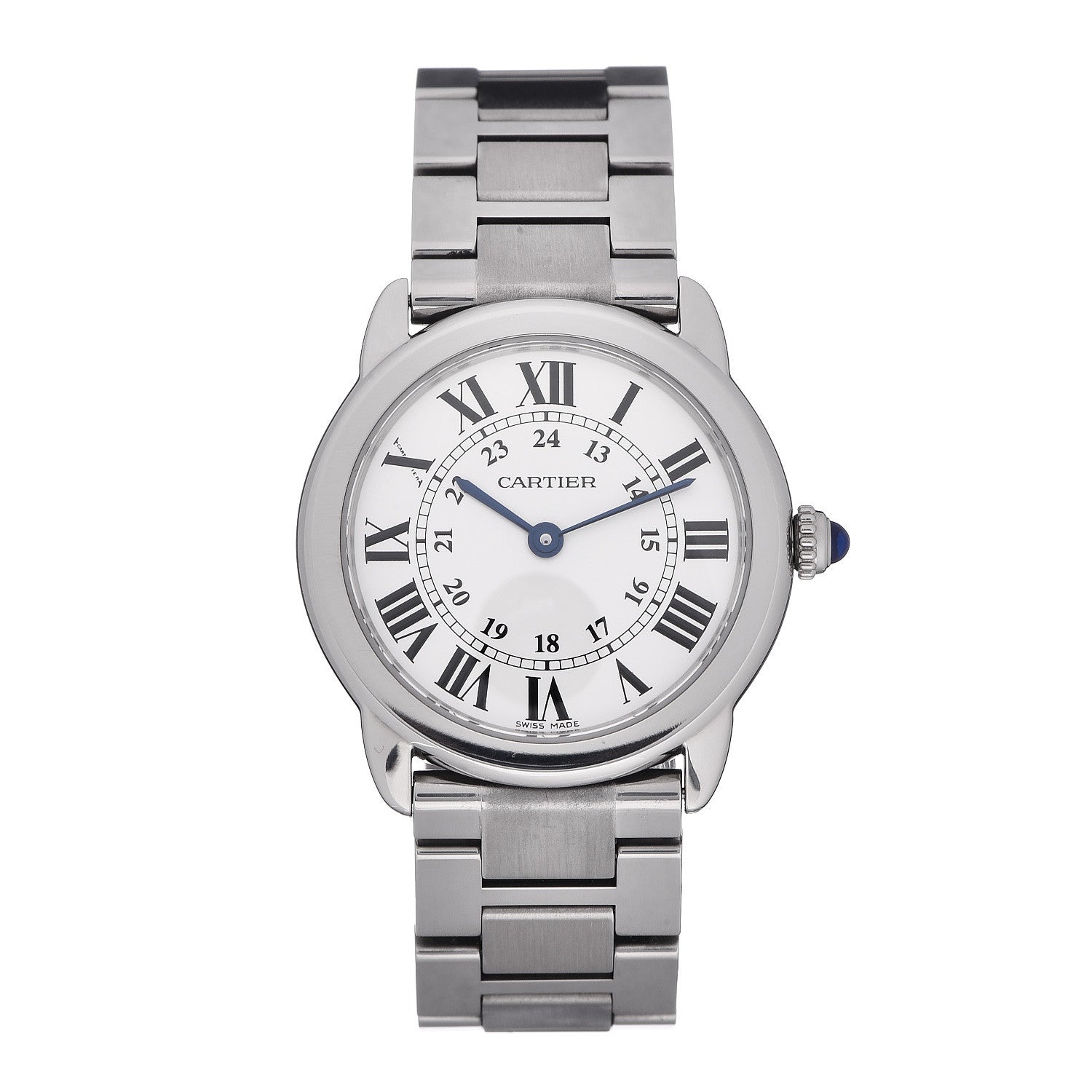 Cartier Stainless Steel 29mm Ronde Solo Quartz Watch 1 of 6