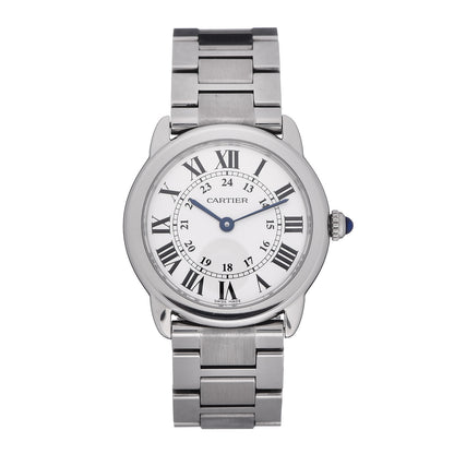Cartier Stainless Steel 29mm Ronde Solo Quartz Watch 1 of 6