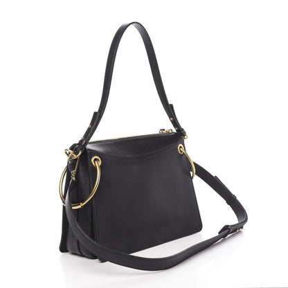 Chloe Calfskin Suede Medium Roy Bag Black 3 of 9