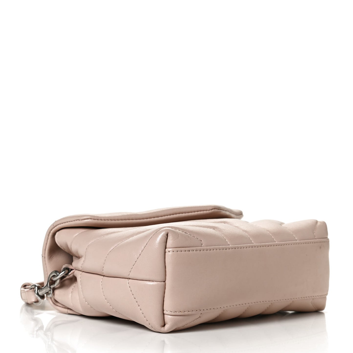 Calfskin Y Quilted Monogram Toy Loulou Crossbody Bag Marble Pink