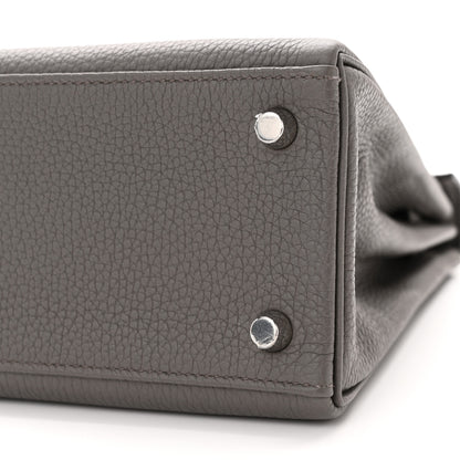 Hermes Togo Kelly Retourne 25 Etain 10 of 11