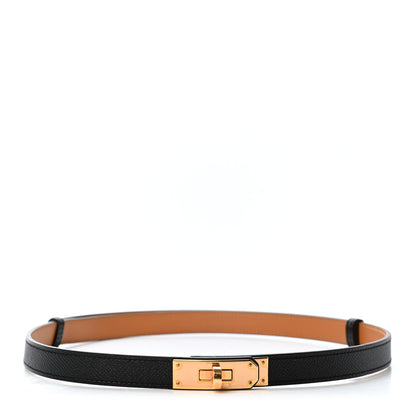 Hermes Epsom Kelly Belt Black 1 of 4