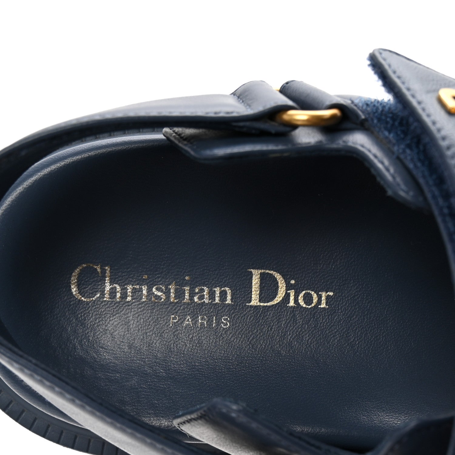 Christian Dior Lambskin Dioract 10mm Sandals 37 Pastel Night 8 of 9