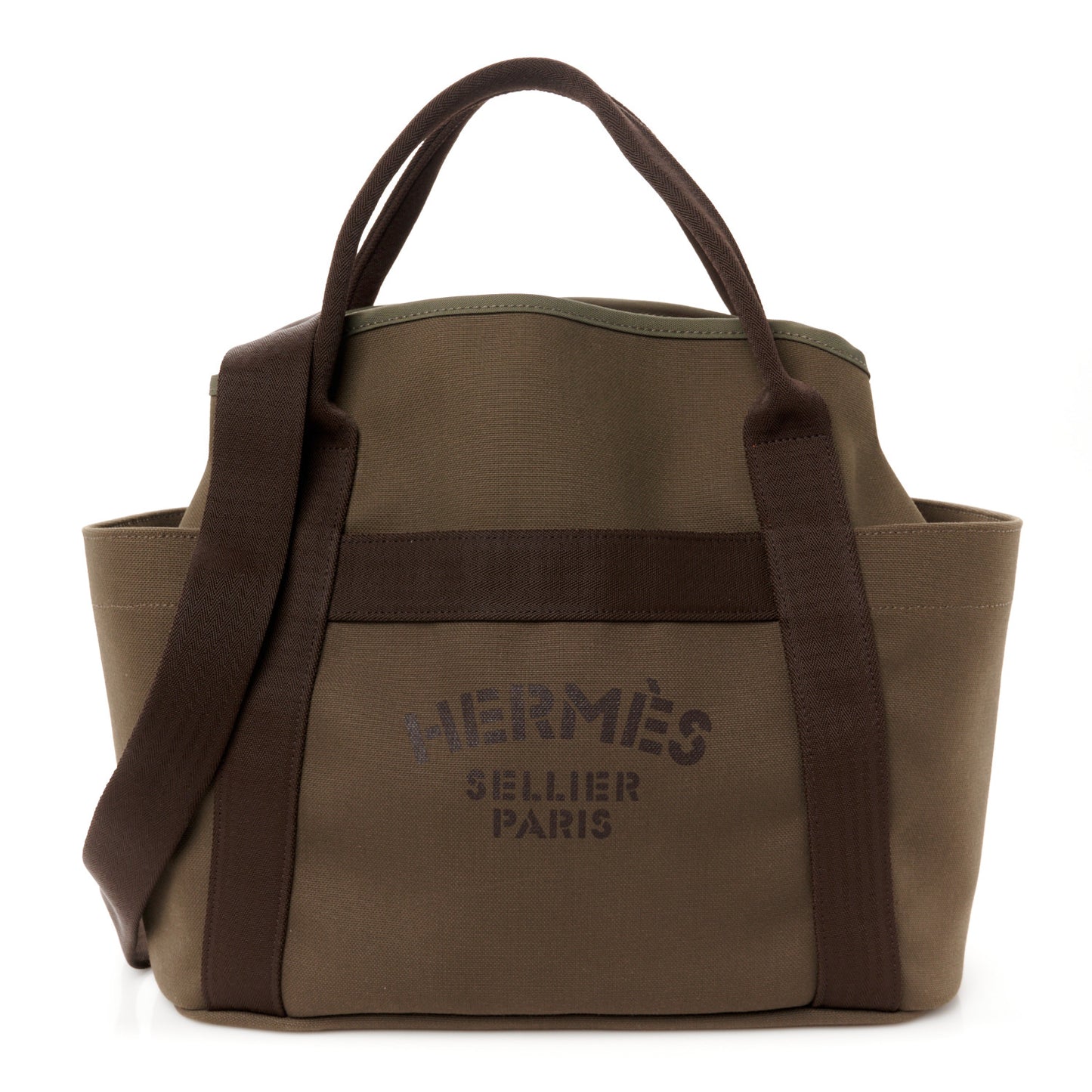 Toile Sac De Pansage Groom Kaki Feu