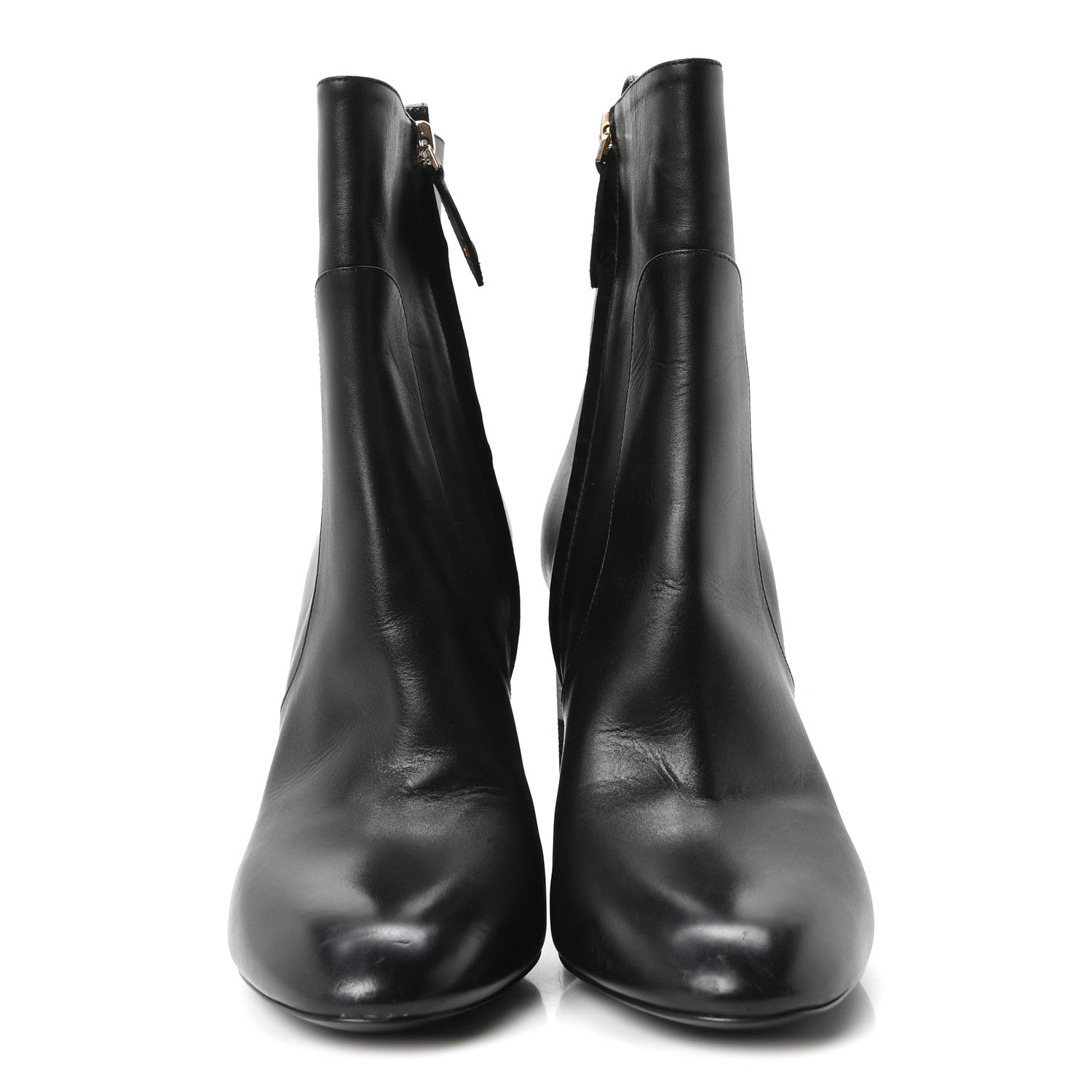Louis Vuitton LV X YK Calfskin Monogram Silhouette Ankle Boots 38 Black 3 of 9
