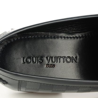 Louis Vuitton Mens Damier Infini Santiago Loafers 9.5 Cosmos 8 of 9