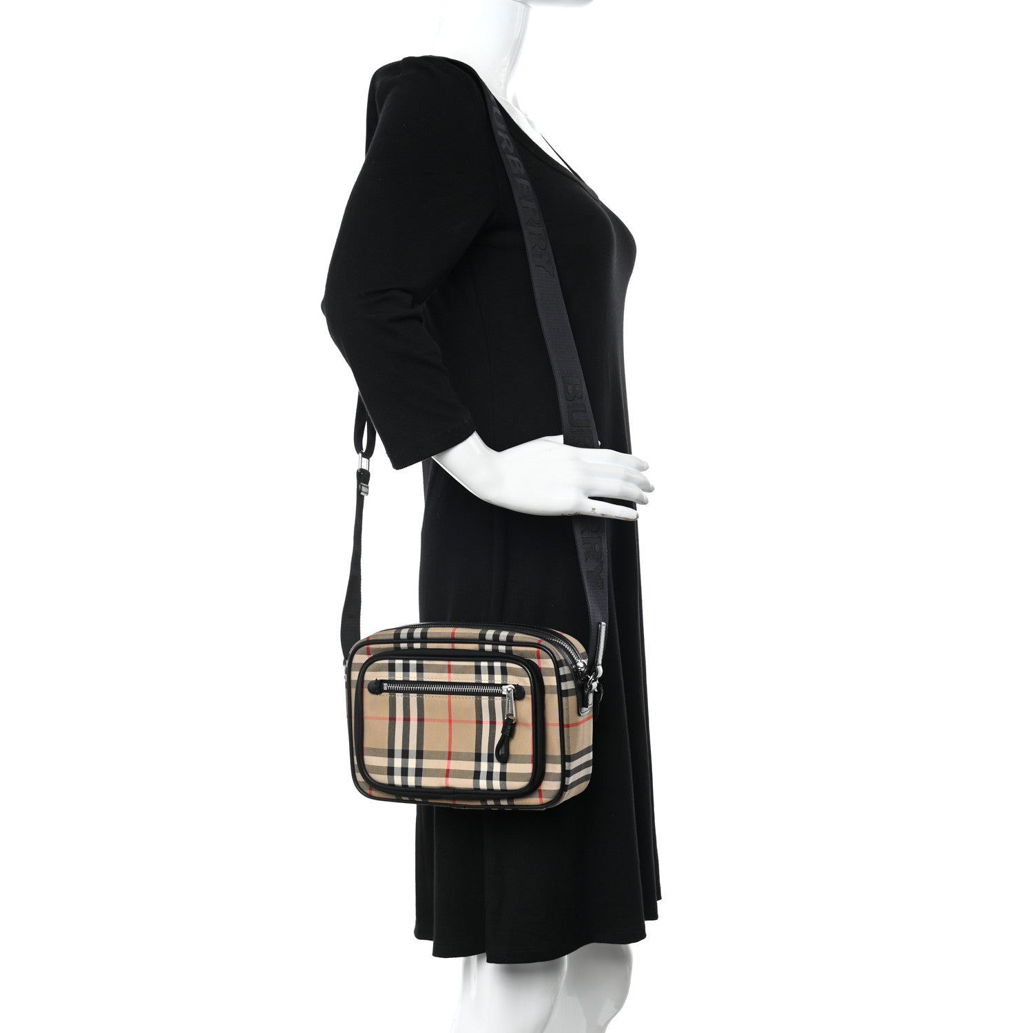 Burberry Canvas Check Paddy Messenger Archive Beige 3 of 10