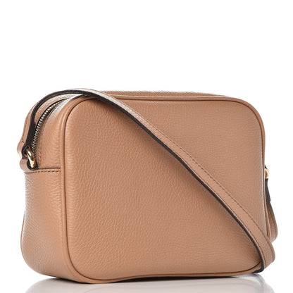 Gucci Pebbled Calfskin Small Soho Disco Bag Rose Beige 3 of 7