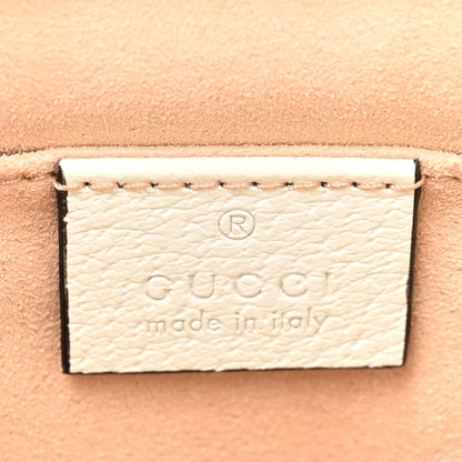Gucci GG Supreme Monogram Flora Web Small Ophidia Chain Shoulder Bag White 7 of 12