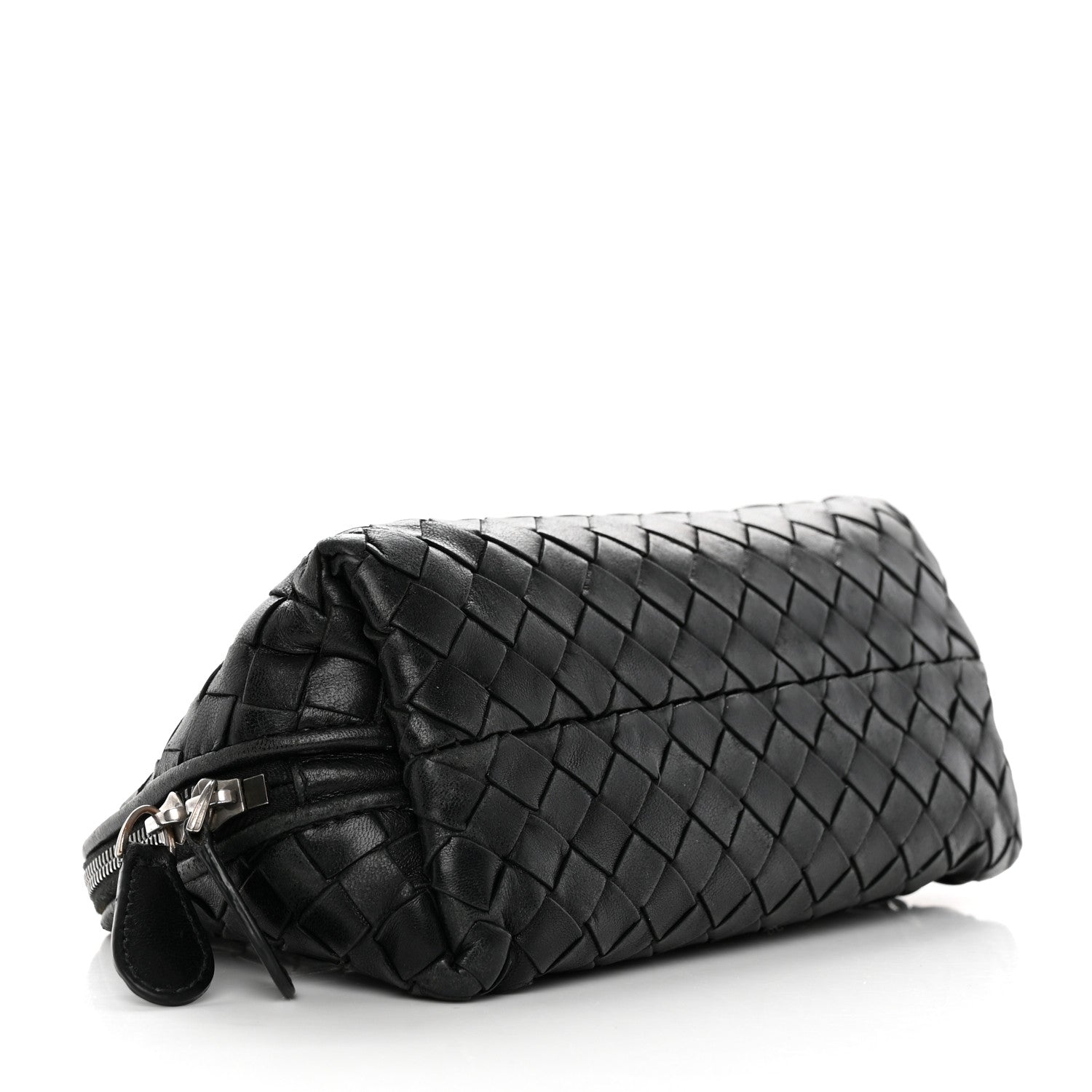 Bottega Veneta Nappa Intrecciato Small Cosmetic Pouch Black 4 of 8