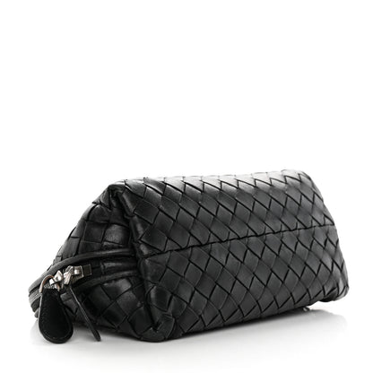 Bottega Veneta Nappa Intrecciato Small Cosmetic Pouch Black 4 of 8