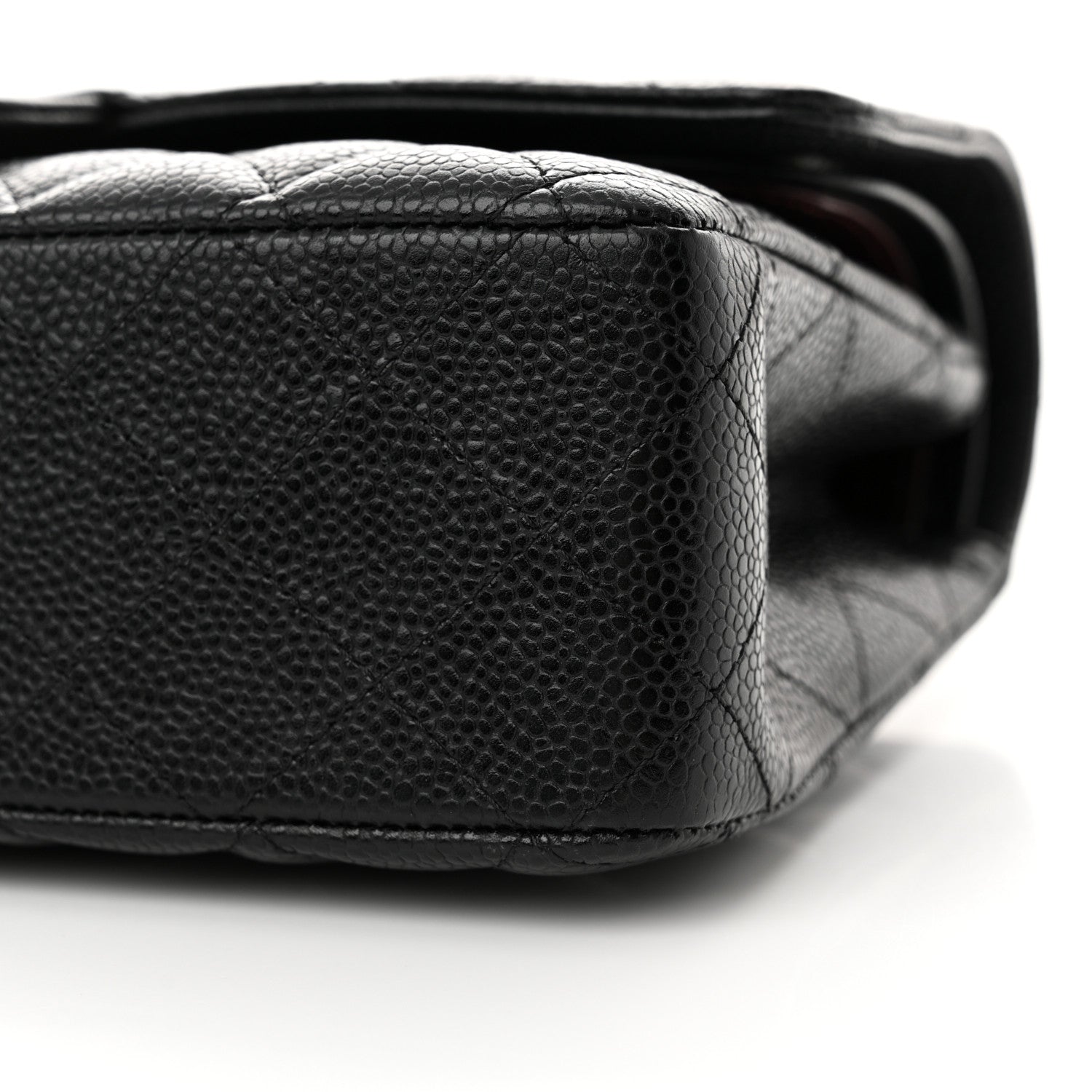 Chanel Caviar Quilted Medium Double Flap Black 10 of 12