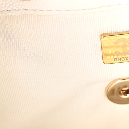 Chanel Caviar Quilted Mini Urban Spirit Backpack White 7 of 10