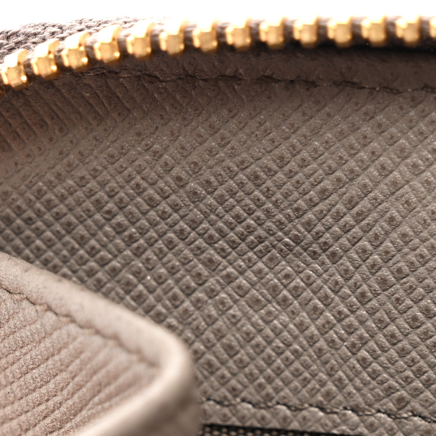 Prada Saffiano Metal Compact Wallet Argilla 9 of 10