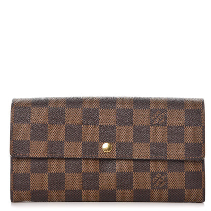 Louis Vuitton Damier Ebene Sarah Wallet 1 of 7