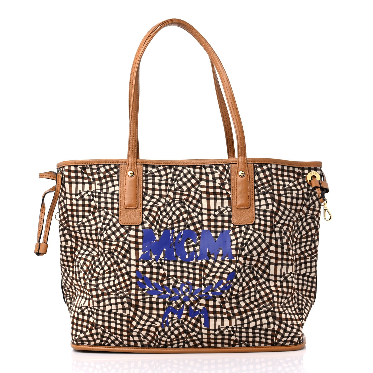 Visetos Medium Liz Reversible Shopper Tote Cognac