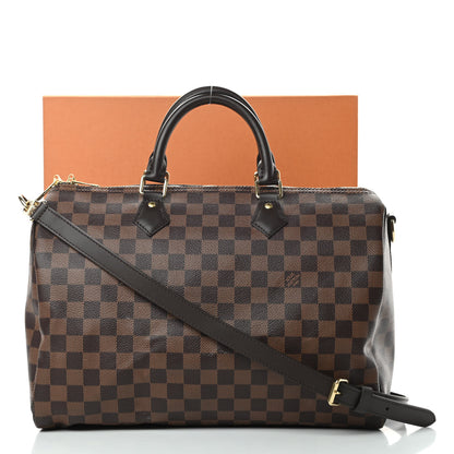 Louis Vuitton Damier Ebene Speedy Bandouliere 35 14 of 14