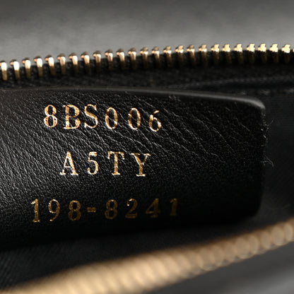 Fendi Vitello Cruise F is Fendi Bi-Color FF 1974 Embossed Medium Envelope Wallet On Chain Black Maya 7 of 15