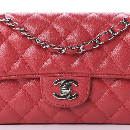 Chanel Caviar Quilted East West Flap Red 10 of 10