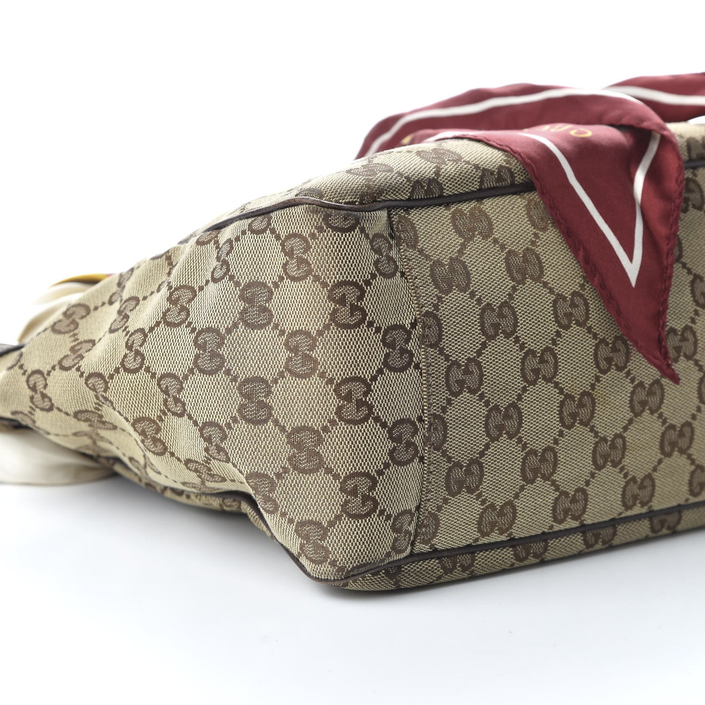 Monogram Medium Positano Tote Dark Brown