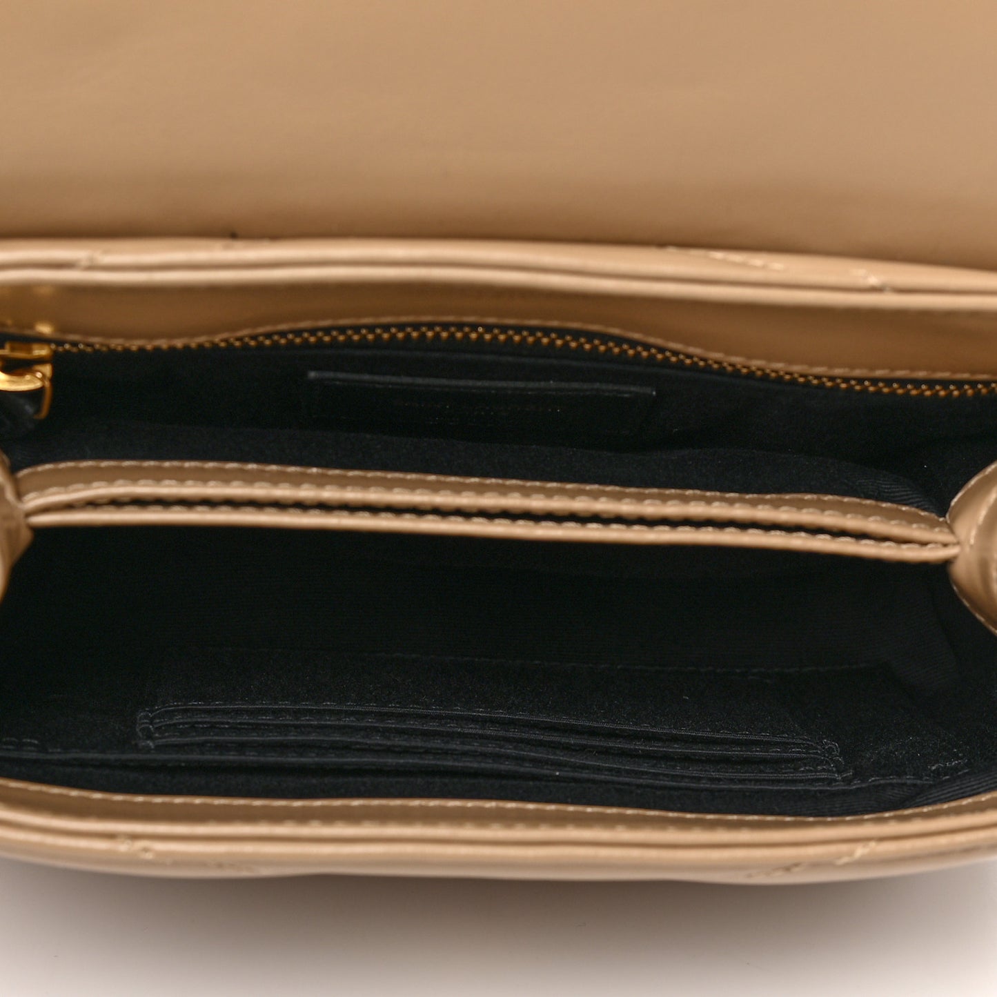 Calfskin Y Quilted Monogram Toy Loulou Crossbody Bag Dark Beige