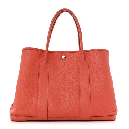 Hermes Vache Country Garden Party 36 MM Rouge Pivoine 1 of 13