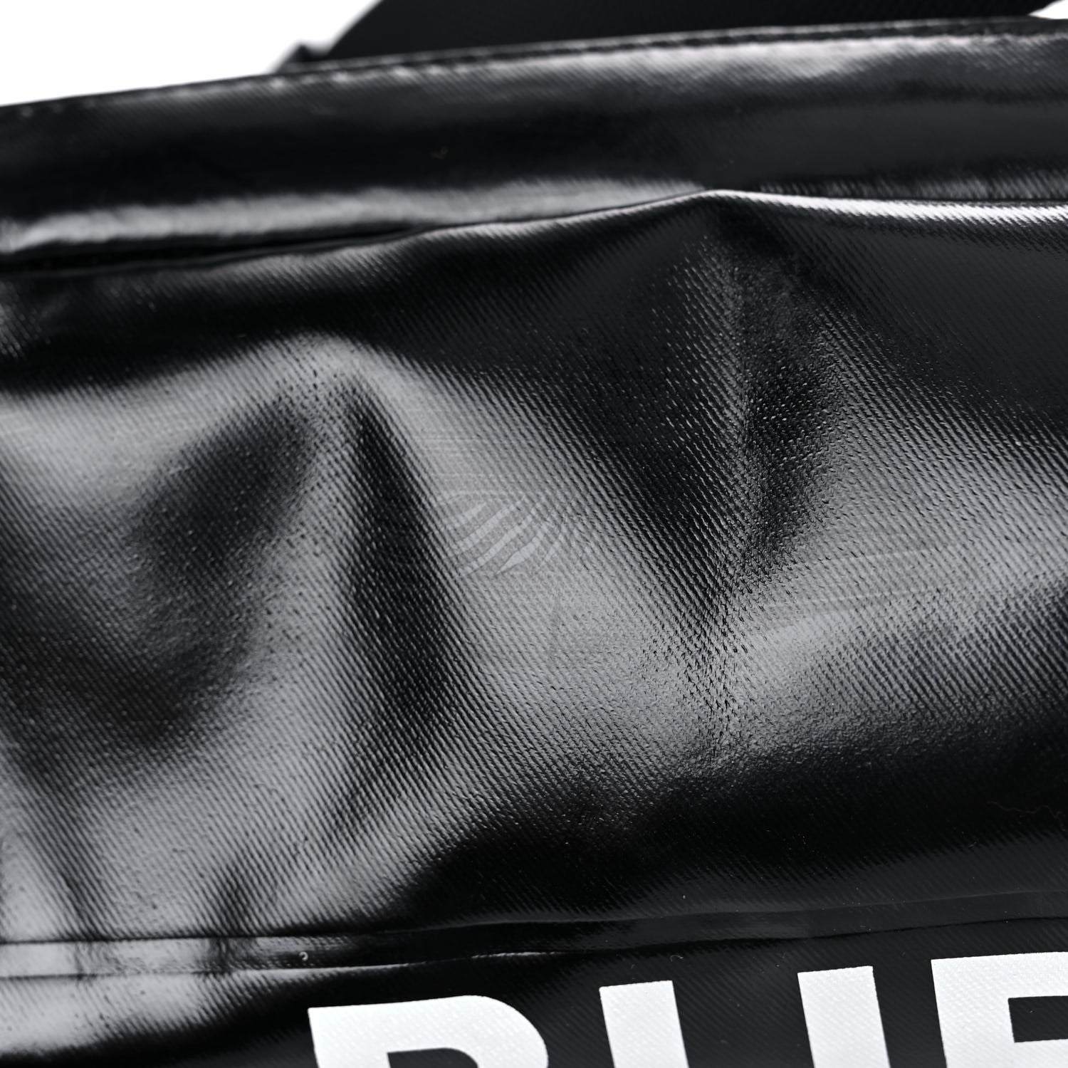 Burberry Coated Canvas Horseferry Print Extra Large Bum Bag Black 11 of 13