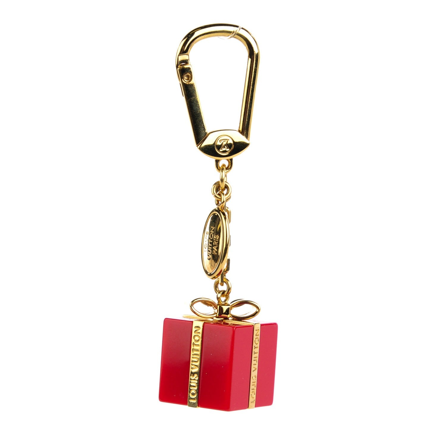 Louis Vuitton Gift Box Charm Key Ring 1 of 4