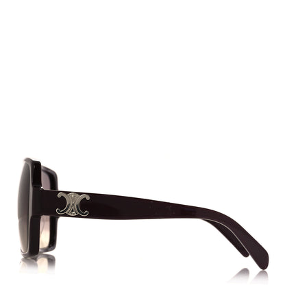Celine Acetate Triomphe 16 Sunglasses CL40316U Shiny Bordeaux 3 of 8