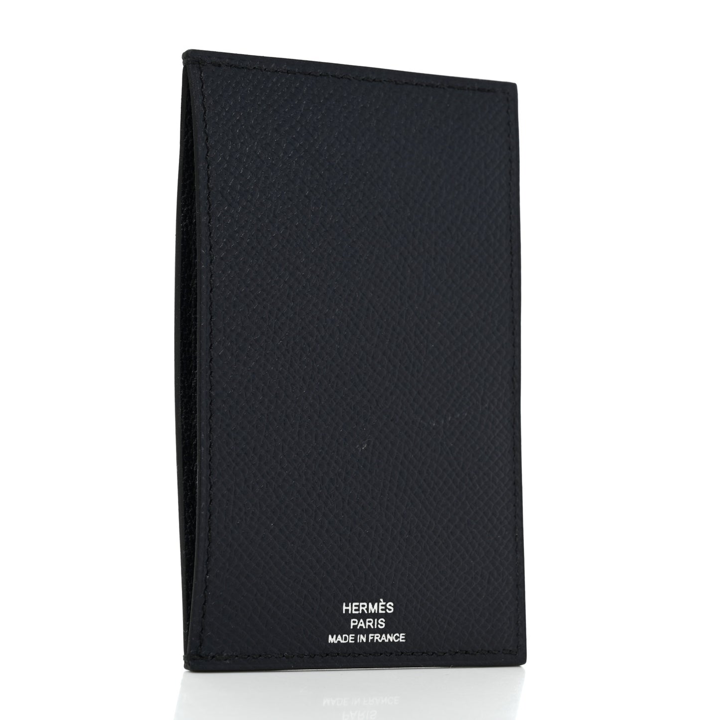 Epsom Evercolor Chevre Mysore Les Petits Chevaux Card Holder Bleu Indigo Bleu Nuit Gold Black
