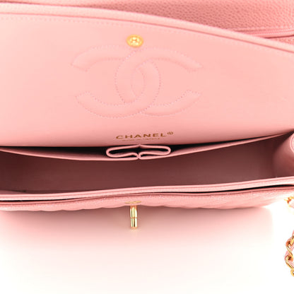 Chanel Caviar Quilted Medium Double Flap Pink 5 of 11