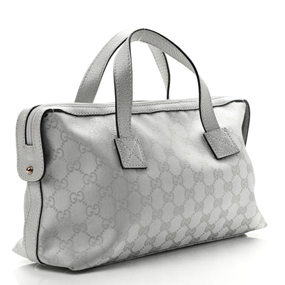 Gucci Monogram Small Boston Silver 2 of 10