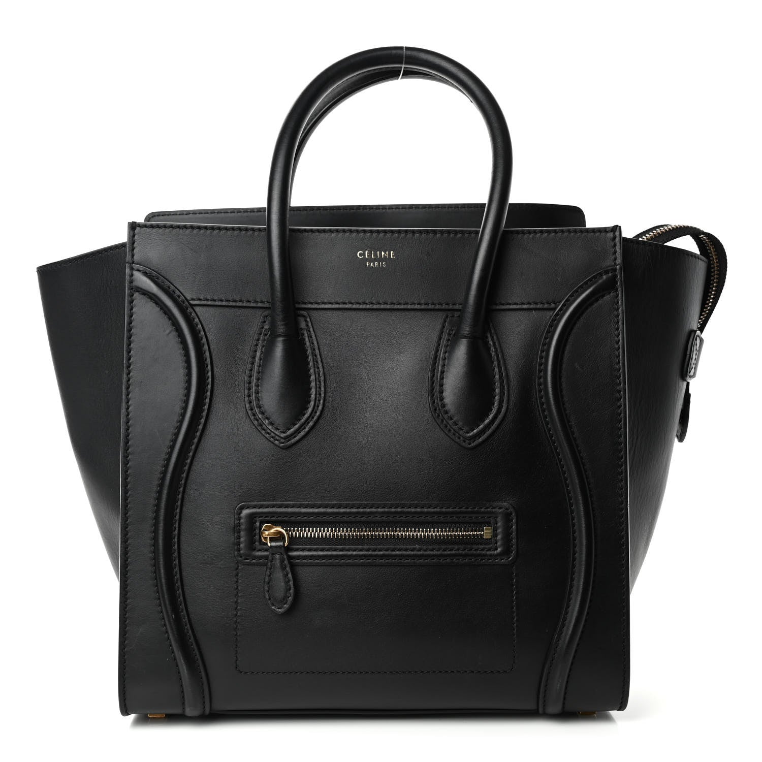 Celine Smooth Calfskin Mini Luggage Black 1 of 4