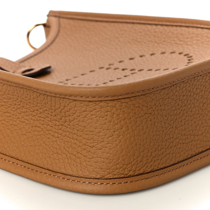 Hermes Taurillon Clemence Evelyne TPM Biscuit 8 of 10