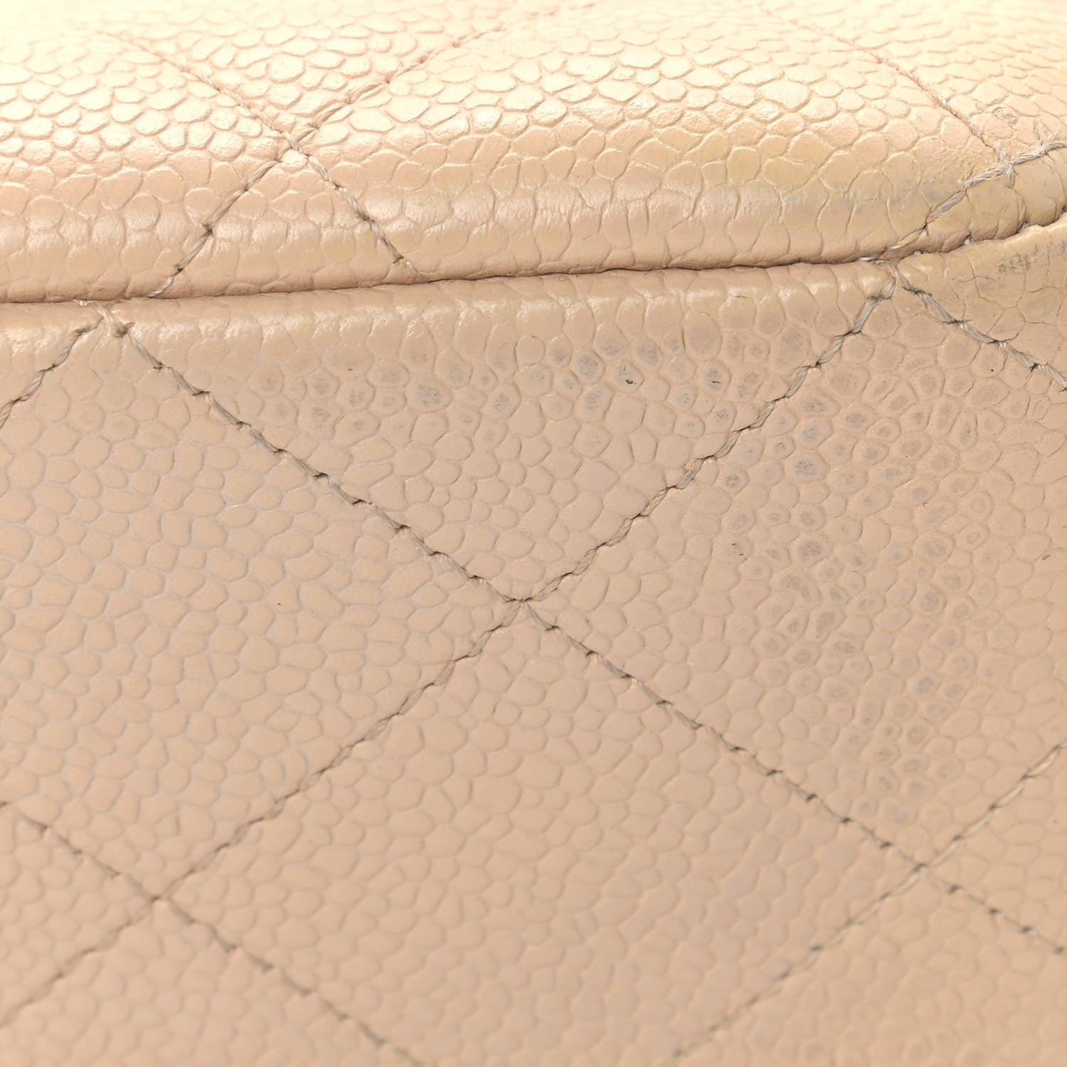 Chanel Caviar Quilted Jumbo Single Flap Beige Clair 10 of 16