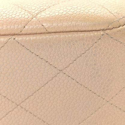 Chanel Caviar Quilted Jumbo Single Flap Beige Clair 10 of 16