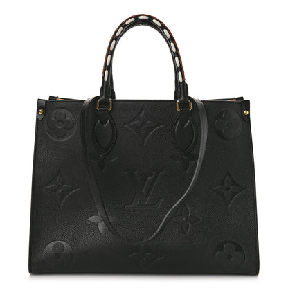 Louis Vuitton Empreinte Monogram Giant Wild At Heart Onthego MM Black 1 of 8